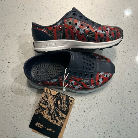 Native x Star Wars Robbie Sugarlite Print Sneaker Toddler 7 - Picture 7 of 9